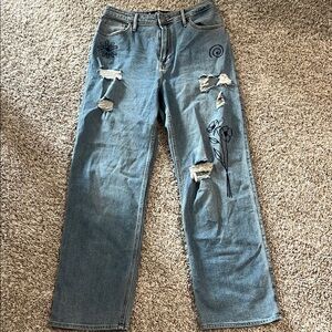 NWOT Hollister ultra high-rise dad jeans